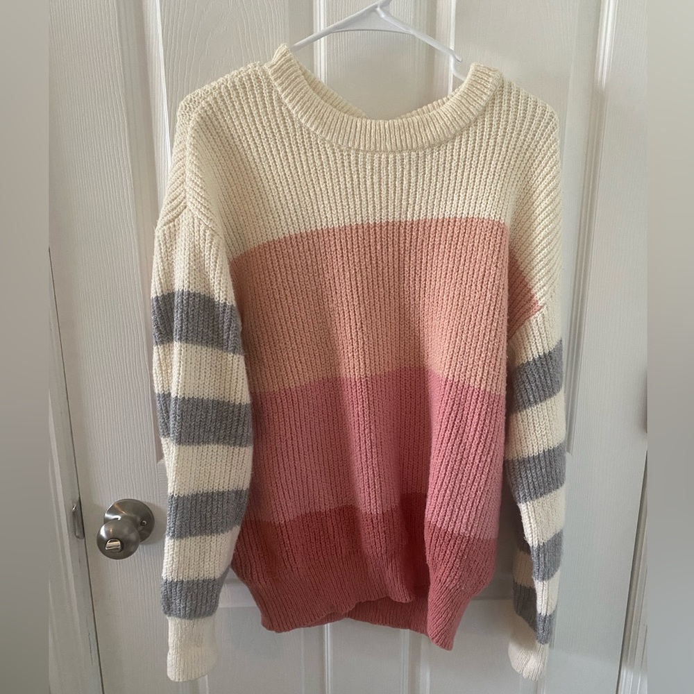 Who What Wear Colorblock Sweater